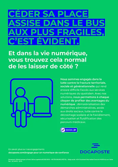 Affiche Céder sa place dans le bus